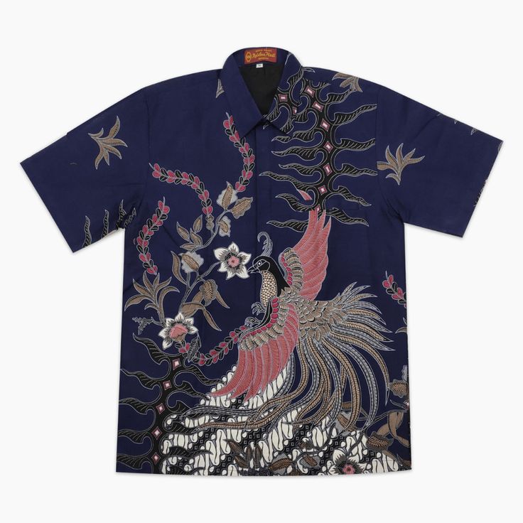 Kemeja Batik Pria - Maheswara Sapphire Navy